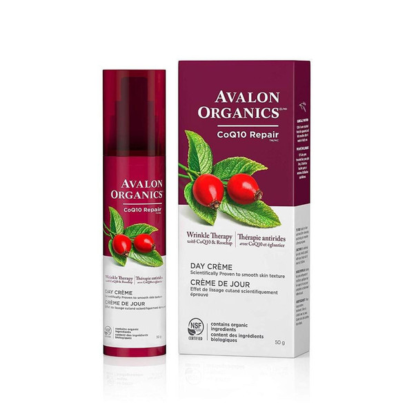  Avalon Organics Wrinkle Therapy Day Creme 1.75 Ounces 