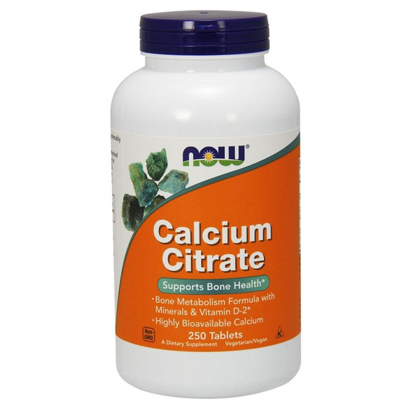  Now Foods Calcium Citrate 250 Tablets 