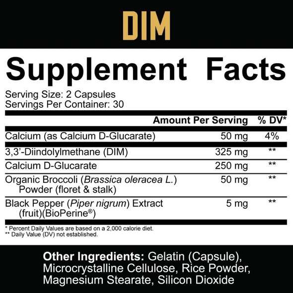  5% Nutrition Core DIM 60 Capsules 