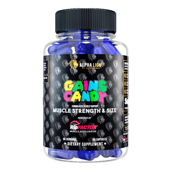  Alpha Lion Gains Candy RipFactor 60 Capsules 