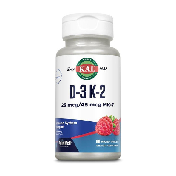 Kal KAL D3 K2 60 Micro Tablets 
