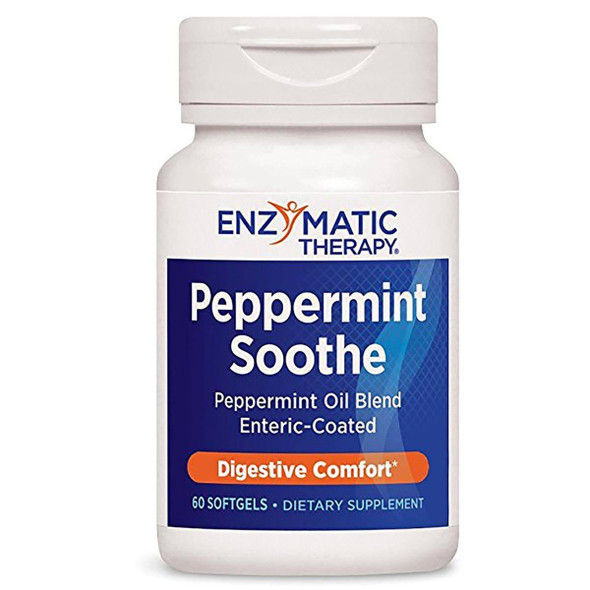  Nature's Way Peppermint Soothe 60 Softgels (Previously Enzymatic Therapy) 