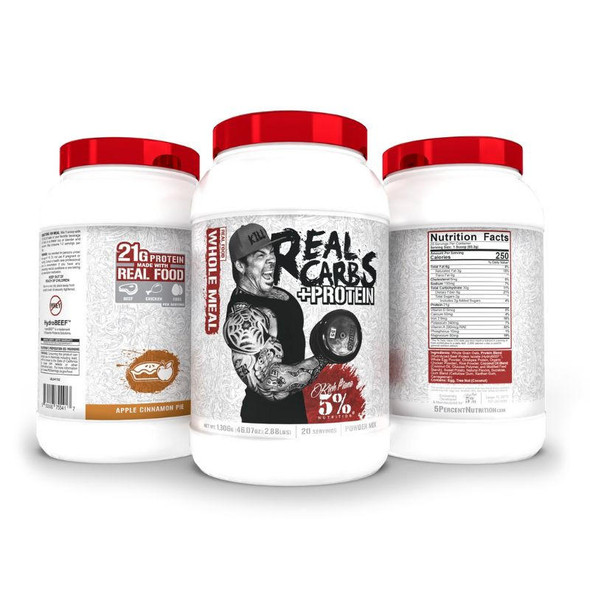  5% Nutrition Real Carbs + Protein 20 Servings 