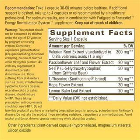  Nature's Way F2F Sleep Formula 90 Capsules (Previously Enzymatic Therapy) 