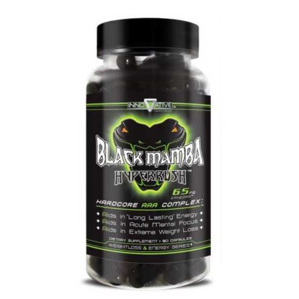 Innovative Labs Black Mamba Hyperrush® W/ Ephedra Extract 90 Capsules Diet & Weightloss Innovative Labs 90 Capsules 