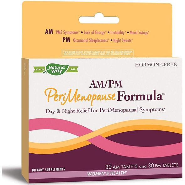  Nature's Way Am/Pm Peri Menopause 60 Tablets (Previously Enzymatic Therapy) 