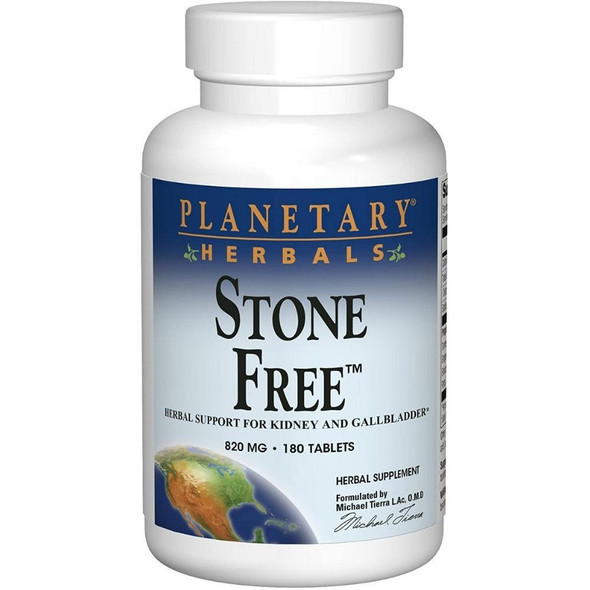  Planetary Herbals Stone Free 820mg 180 Tabs 