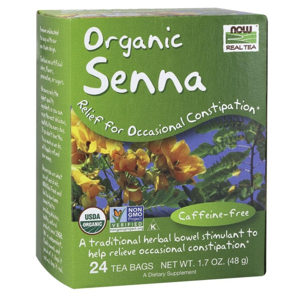  Now Foods Senna Tea Bags 24/Box 