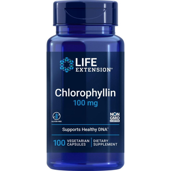  Life Extension Chlorophyllin 100mg 100 Capsules 