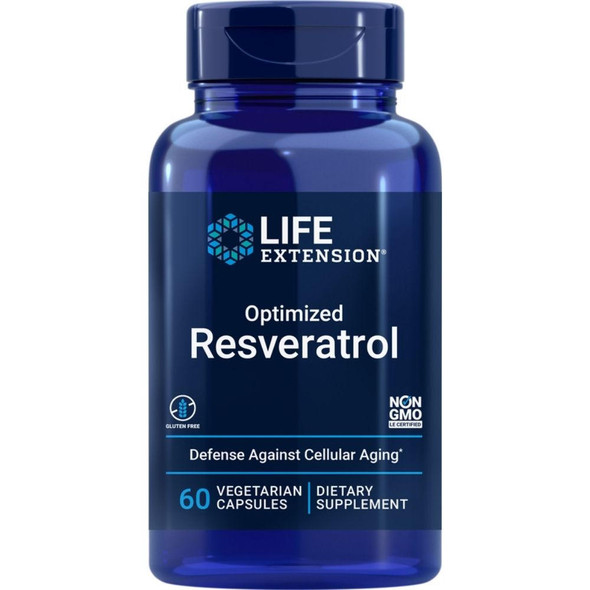  Life Extension Optimized Resveratrol 60 Veg Caps-1683411322 