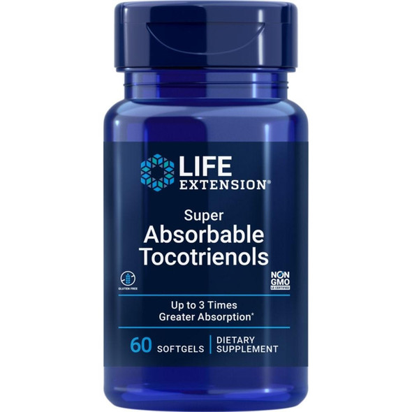  Life Extension Super Absorbable Tocotrienols 60 Softgels 