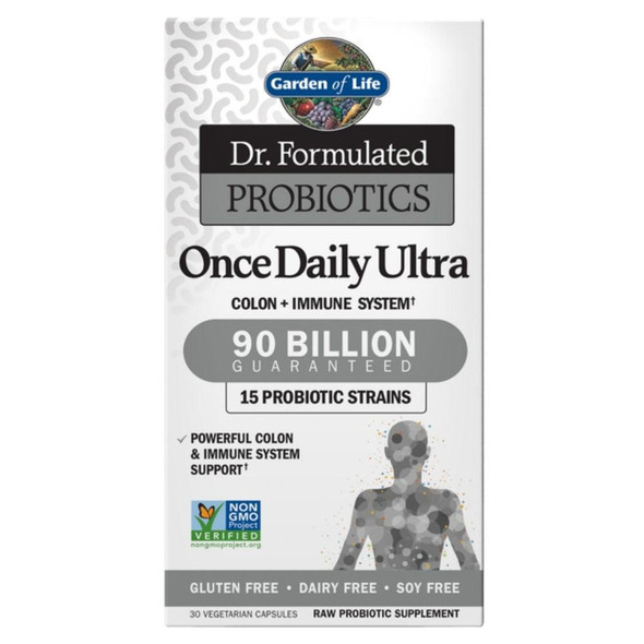  Garden of Life Dr. Formulated Probiotics Once Daily Ultra 30 Veg Caps 