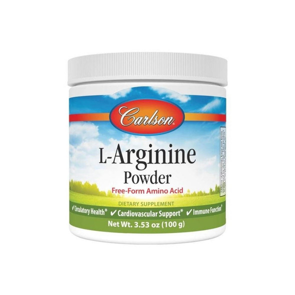  Carlson L-Arginine Powder 100 Grams 