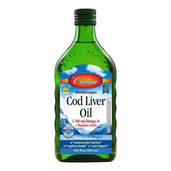  Carlson Norwegian Cod Liver Oil Regular 500ml 