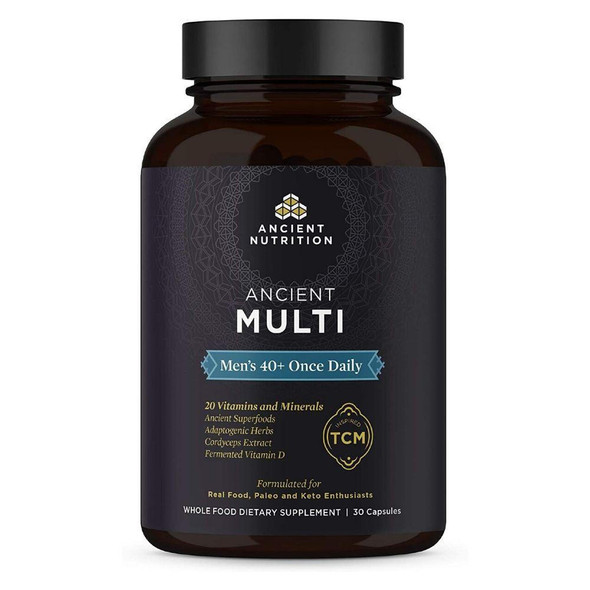 Ancient Nutrition Multi Once Daily Men's 40+ 30 Capsules 