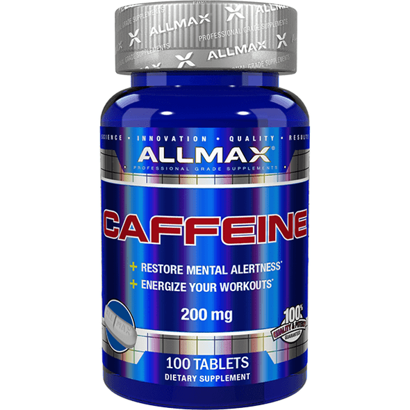 Allmax Nutrition Caffeine 200mg 100 Tablets 