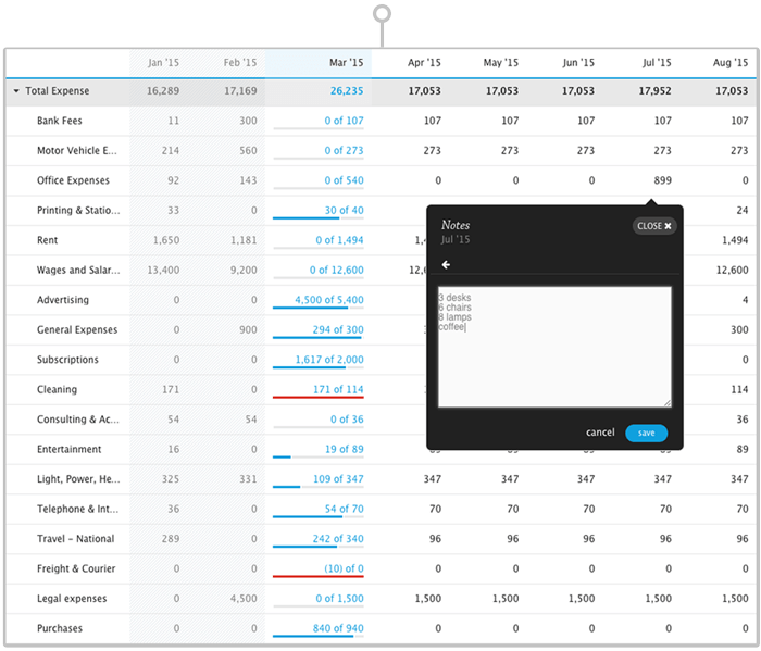 business budgeting software