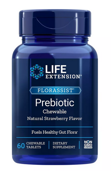 Life Extension FLORASSIST Prebiotic Chewable 60 Tablets