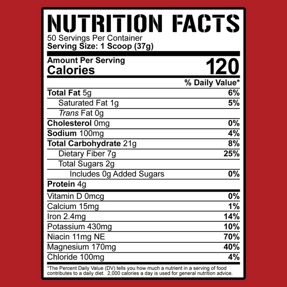  5% Nutrition Real Carbs Rice Chocolate 50 Servings 